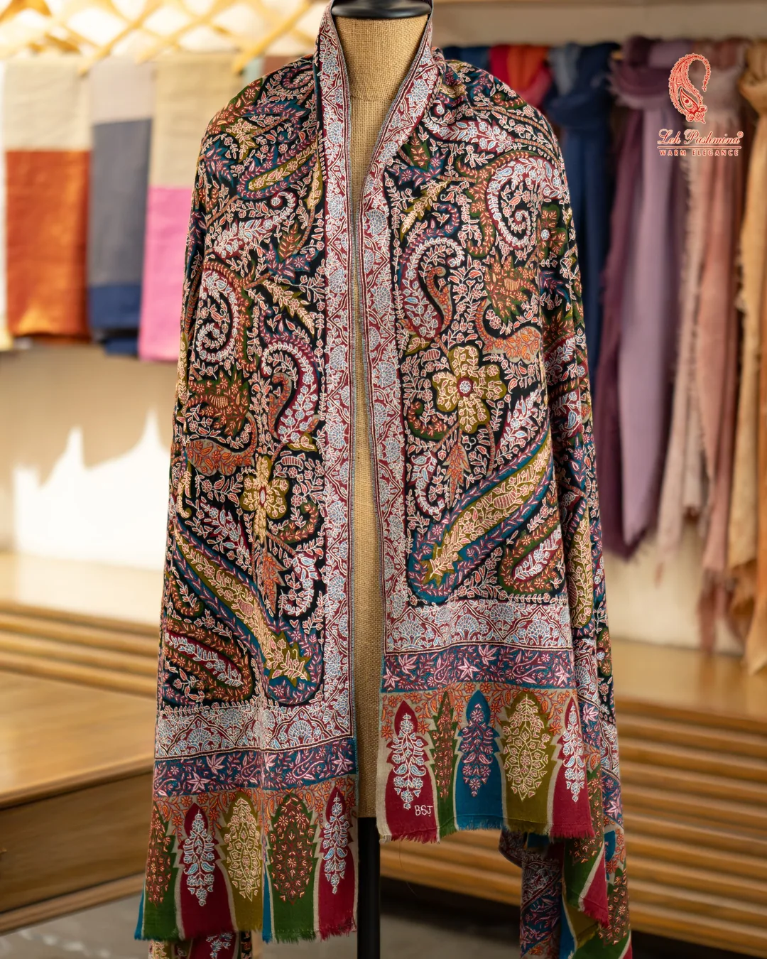 Jewel paisley shawl